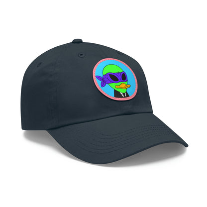 Visitor 751 Alien Dad Hat with Leather Patch (Round)