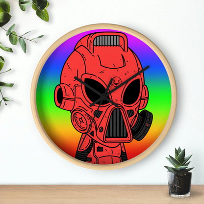 Pride Rainbow Robot Cyborg Alien Wall clock