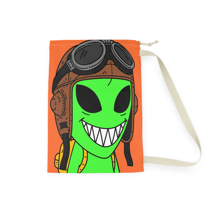 Space Force Aviator Alien Visitor Laundry Bag