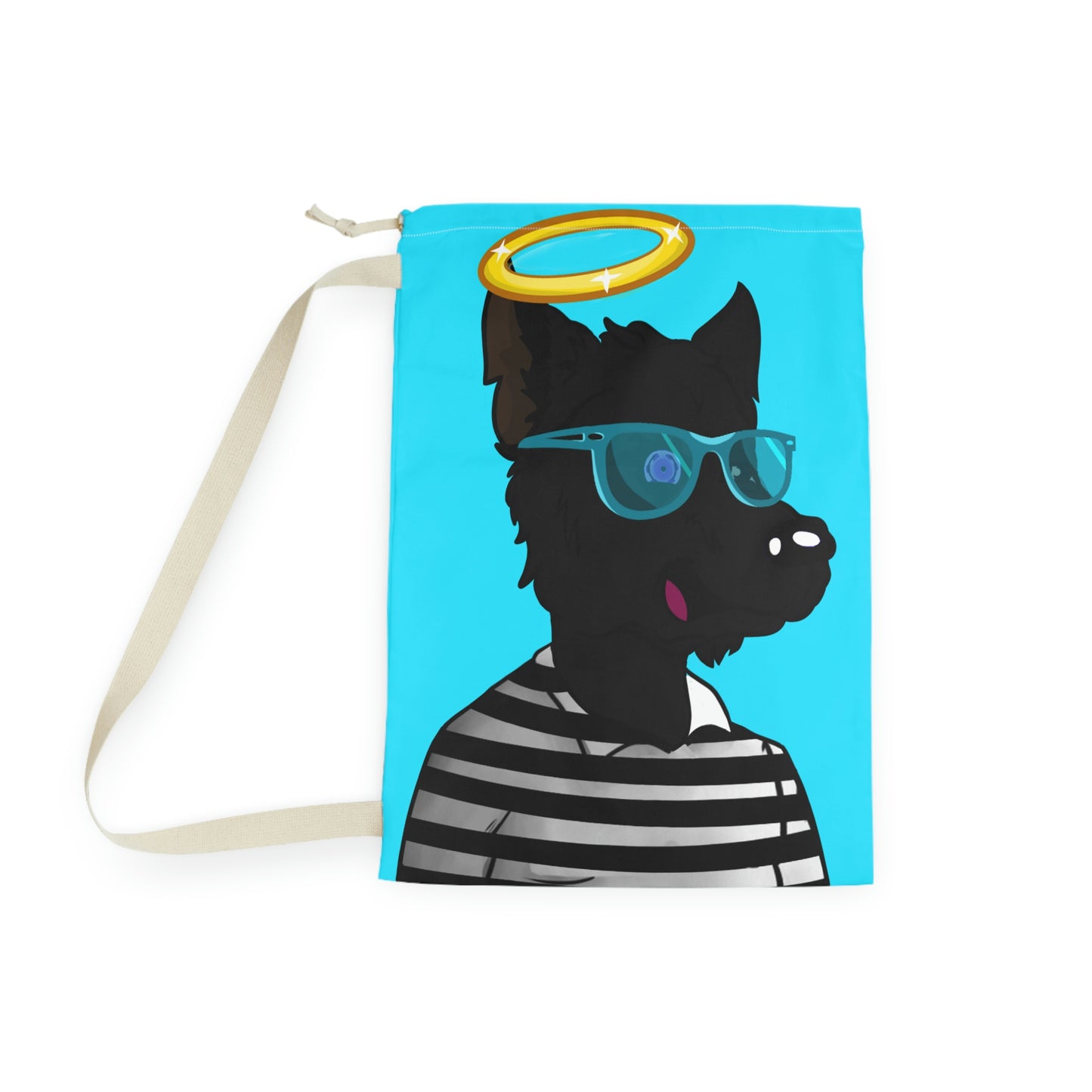 Halo Christian Wolf Angel Werewolve Pet Laundry Bag