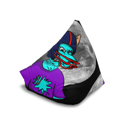 Foot Ball Full Moon American Werewolve Wolf Cyborg Bean Bag Chair Cover