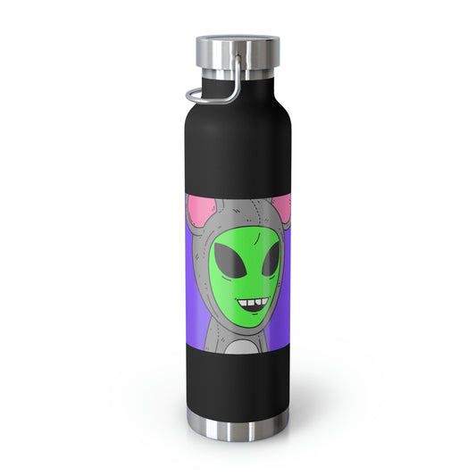 Visitor Mouse Alien Character Copper Vacuum Insulated Bottle, 22oz