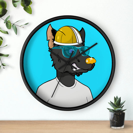 Gold Standard Wolf Werewolve Wall clock