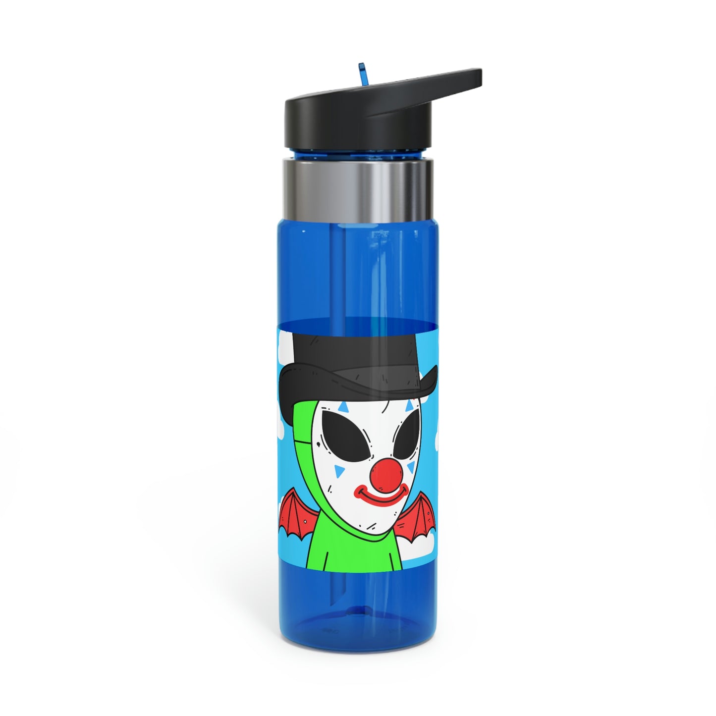 Clown Visitor Green Alien w/ Devil Wings Kensington Tritan™ Sport Bottle, 20oz