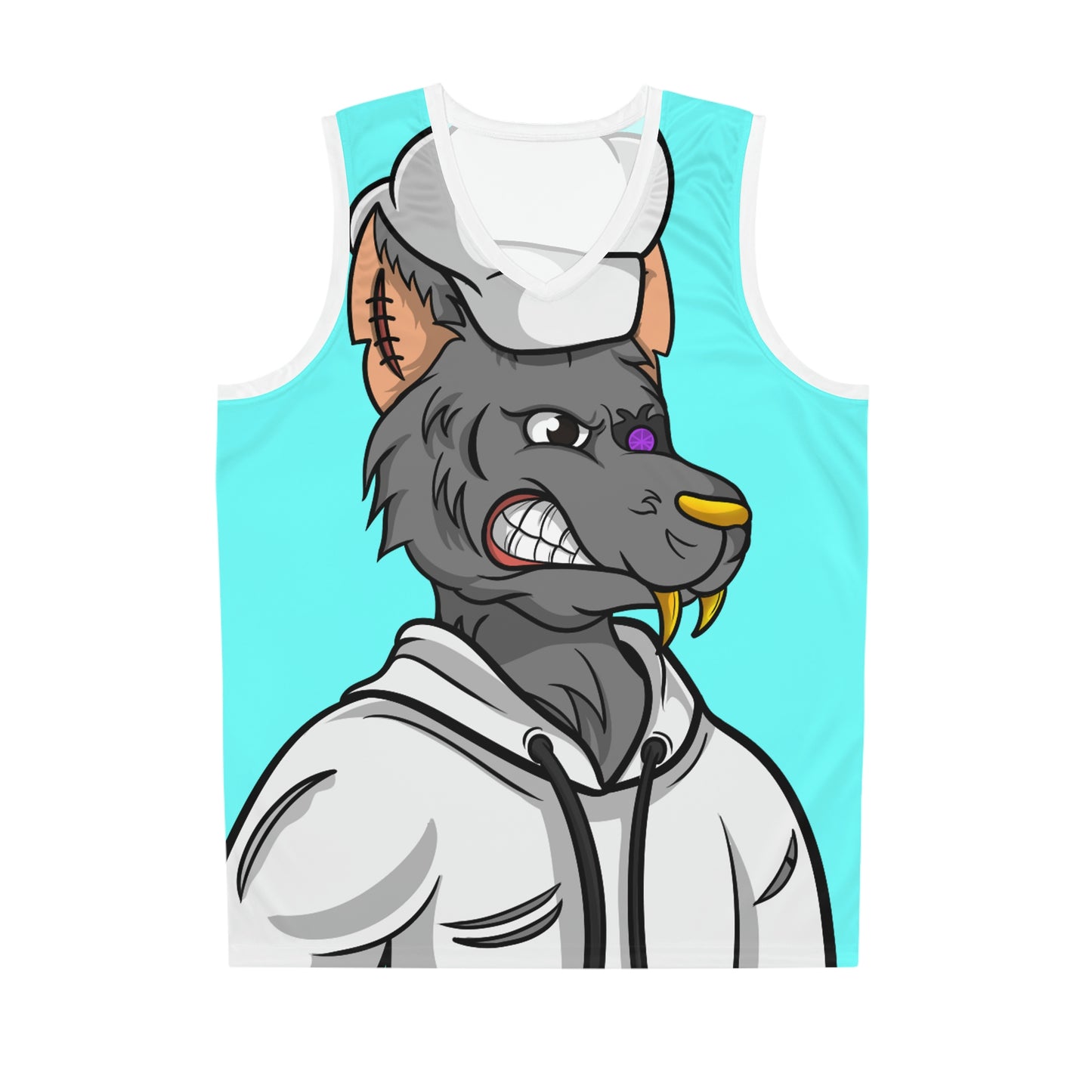 Chief Chef Cook Wolf Werewolve Cyborg Basketball Jersey