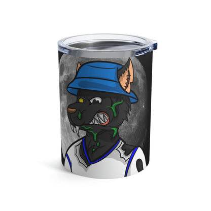 Vaso de luna llena Cyborg hombre lobo lobo 10oz