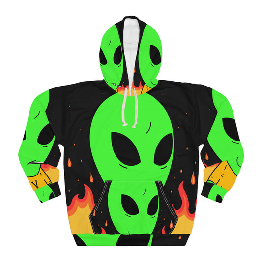 Scifi Space Outfit Alien UFO AOP Unisex Pullover Hoodie