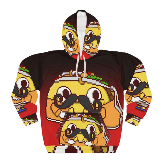 Karate Ninja Taco AOP Unisex Pullover Hoodie