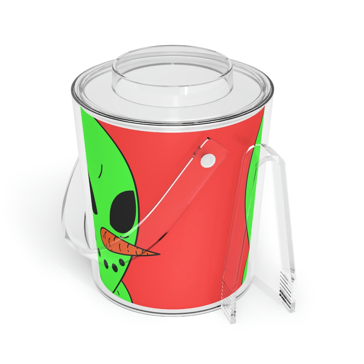 Veggie Visi Alien Vegetable Visitor Ice Bucket with Tongs