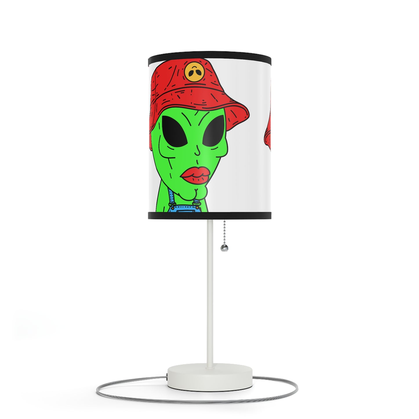 Old Alien Farmer Visitor Lamp on a Stand, US|CA plug