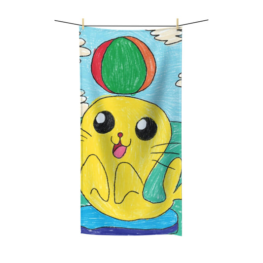 Seal Trick Marine Ocean Animal Sea Creature Polycotton Towel