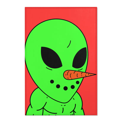 Veggie Visi Alien Vegetable Visitor Area Rugs