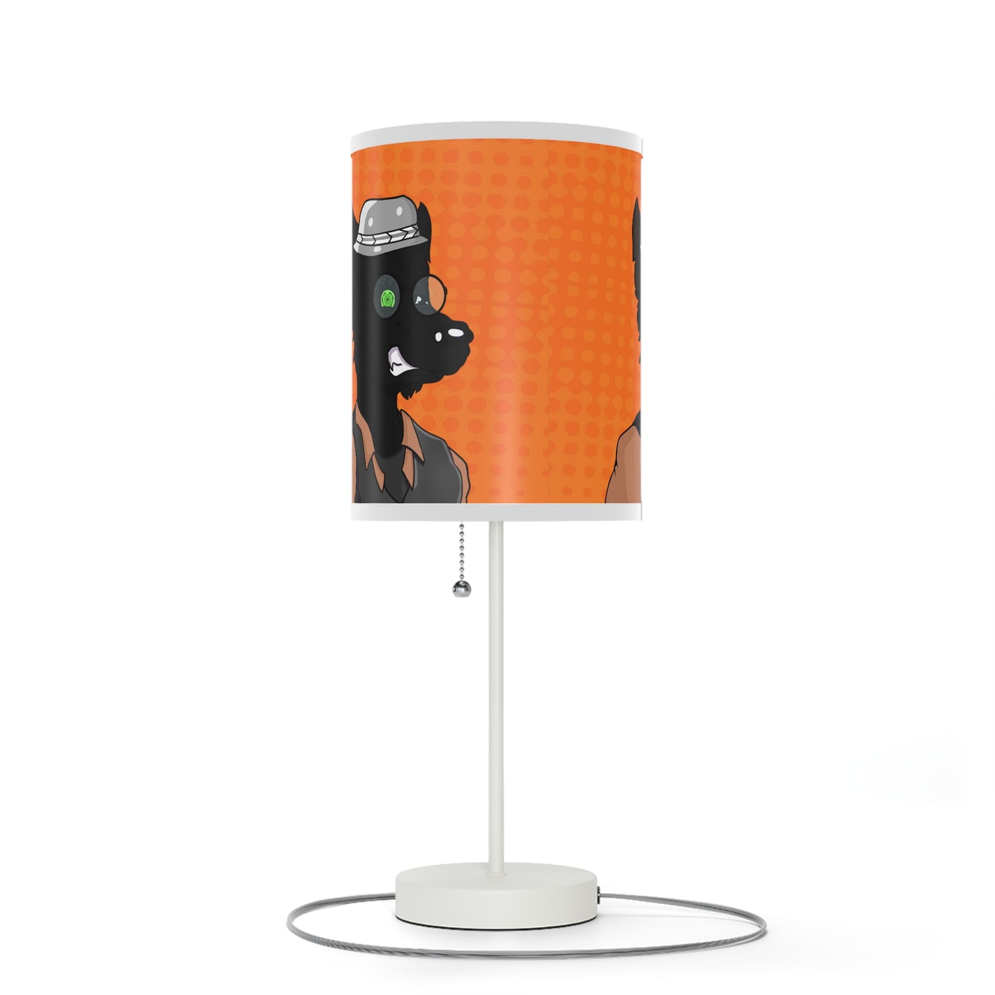 First Edition Cyborg Werewolve Wolf Lamp on a Stand, US|CA plug