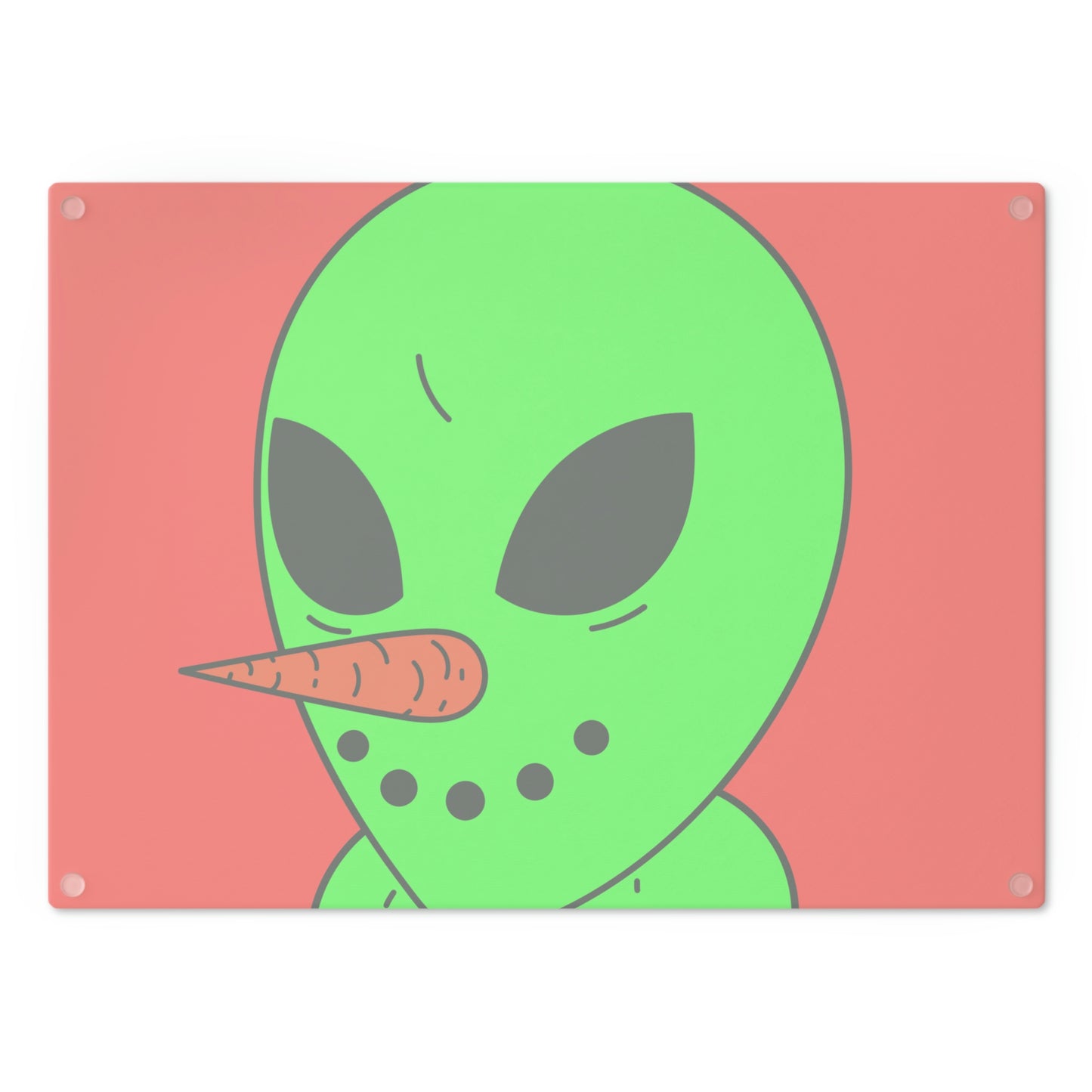 Veggie Visi Alien Vegetable Visitor Cutting Board