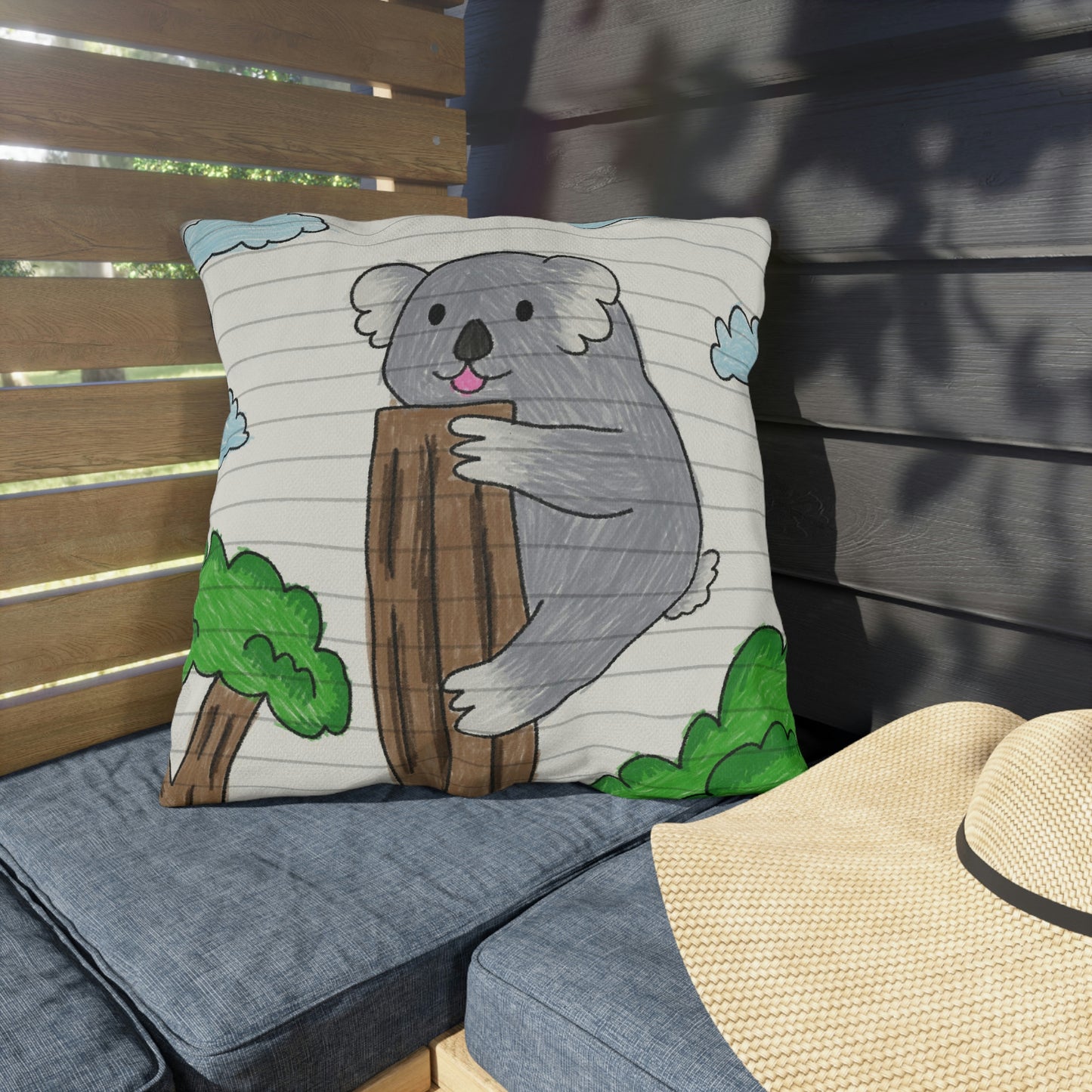 Koala Bear Animal Tree Climber Outdoor Pillows