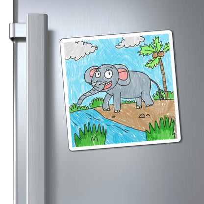 Elefante Elephant King Safari Animal Magnets