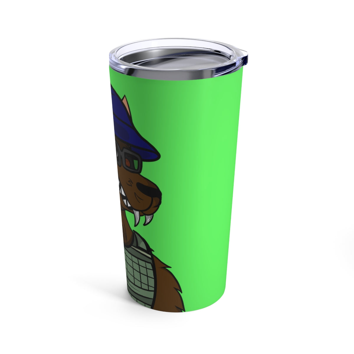 Vaso de lobo Cyborg del ejército militar, 20 oz