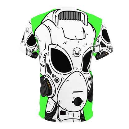 The Lol Visitor Alien Galactic Futuristic Robot Unisex AOP Cut & Sew Tee