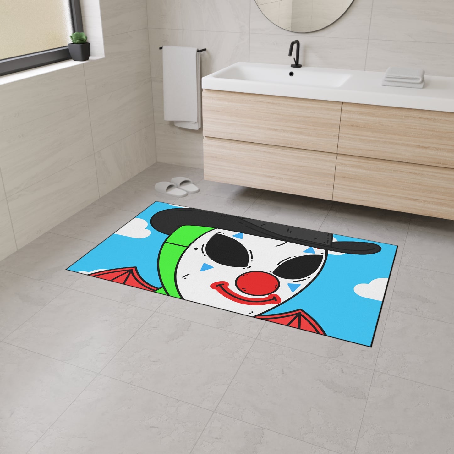 Clown Posse Cartoon Anime Character Alien Heavy Duty Floor Mat