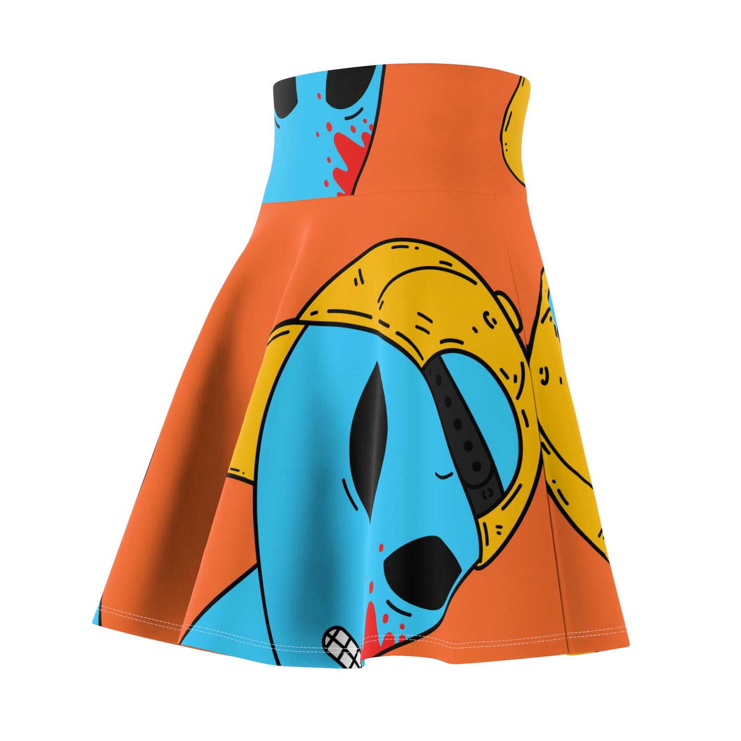 Alien Blue Blood Visitor Women's Skater Skirt