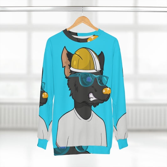 Gold Standard Cyborg Wolf AOP Unisex Sweatshirt