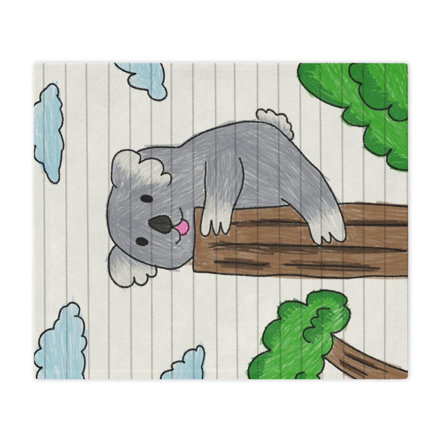 Manta Minky Oso Koala Animal Trepador de árboles 