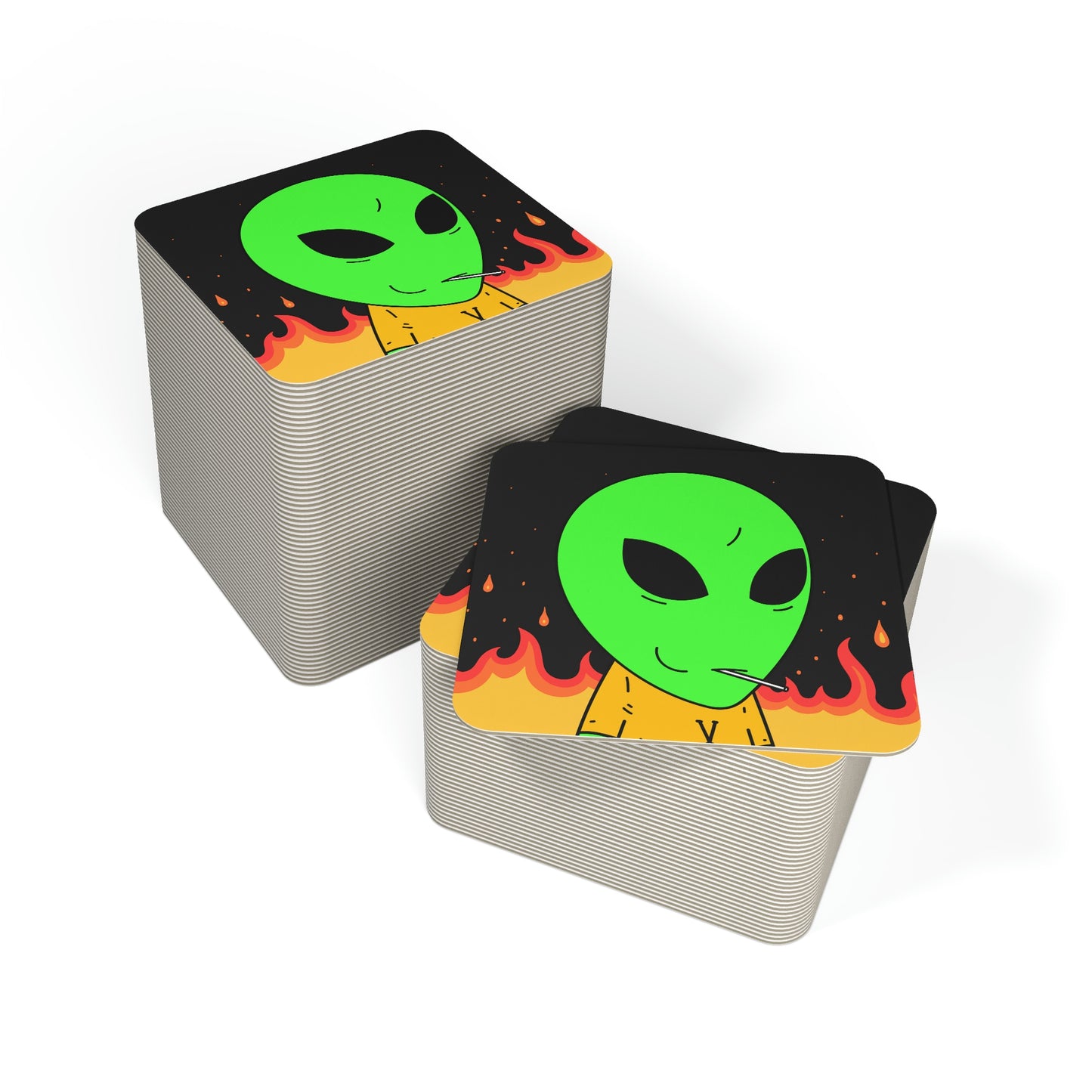 Fire Alien Species Sci Fi Coasters (50, 100 pcs)