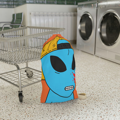 Alien Blue Blood Visitor Laundry Bag