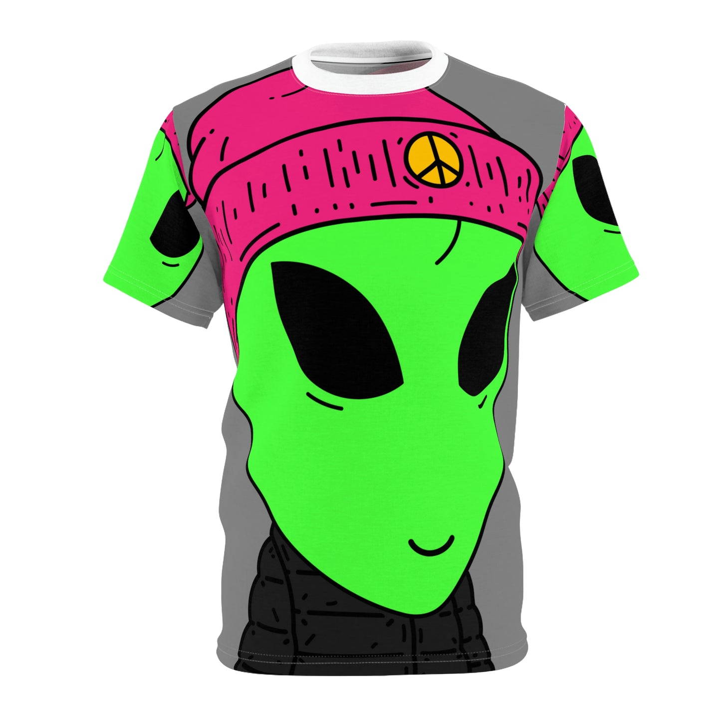 Visitante Alien Camiseta unisex AOP cortada y cosida 