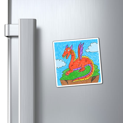 Fierce Dragon Medieval Magnets