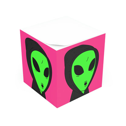 Anonymous Anon Alien Cubo de notas para visitantes 