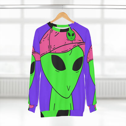 Sudadera unisex Happy Alien Gleeful Visitor AOP 