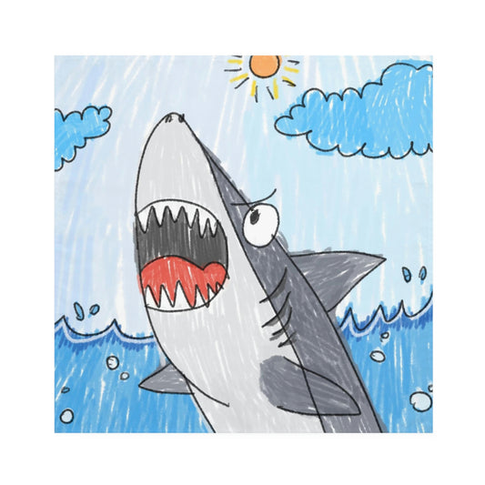 Shark Jaw Teeth Attack Ocean Sea Creature Napkins