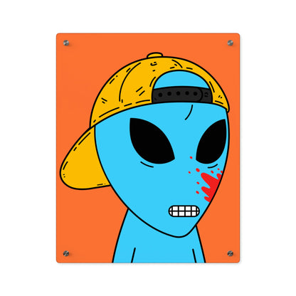 Alien Blue Blood Visitor Acrylic Wall Art Panels