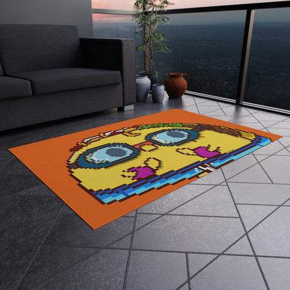 Swimming Floats Taco Character Swim Outdoor Rug