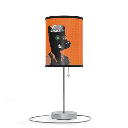 First Edition Cyborg Werewolve Wolf Lamp on a Stand, US|CA plug