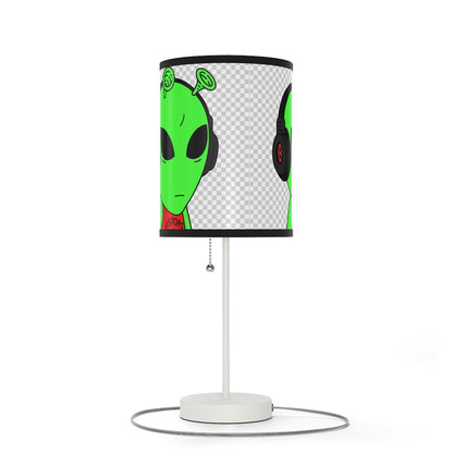 Alien Music Headphone Podcast Character Visitor Lamp on a Stand, US|CA plug