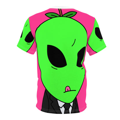 Alien Business Character Spacey Galactic Unisex AOP Cut & Sew Tee