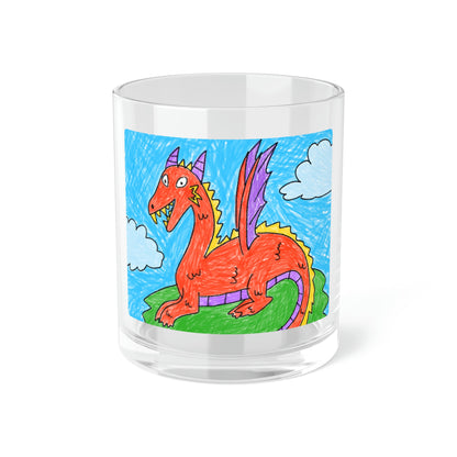 Vaso de barra medieval Dragón feroz