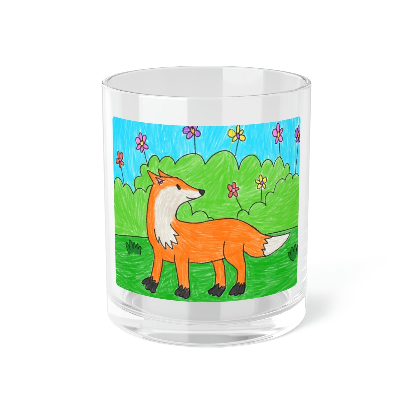 Fox Woodland Animal Foxy Bar Glass