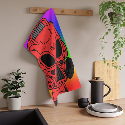 LOL Rainbow Armored Red Future Alien Cyborg Machine Visitor Kitchen Towel