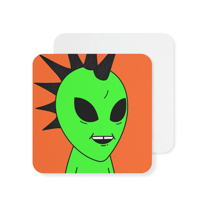 Black Hair Spiked Visitor Alien Coasters (50, 100 pcs)