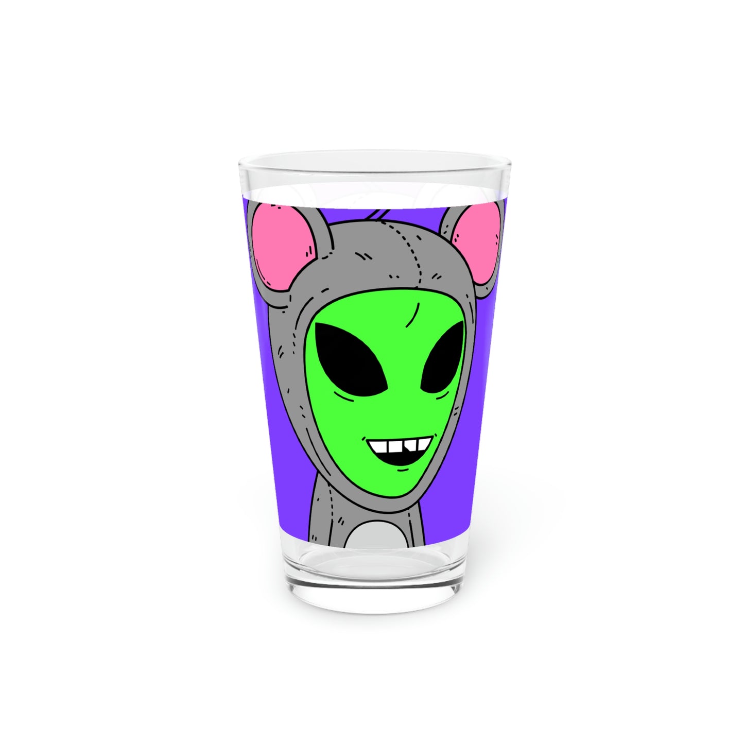 Vaso de pinta con personaje alienígena de Visitor Mouse, 16 oz