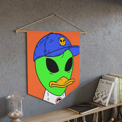 Anti Human Duck Visitor Green Alien Blue visi hat Pennant