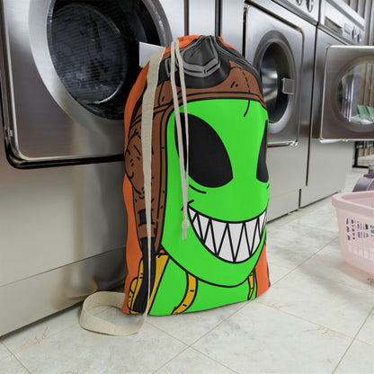 Space Force Aviator Alien Visitor Laundry Bag