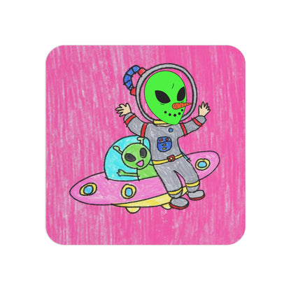 Veggie Visi Alien Vegetable Visitor UFO Coasters (50, 100 pcs)