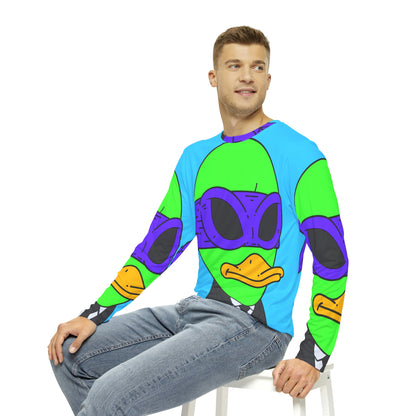 Alien Visitor 751 men's Long Sleeve AOP Shirt