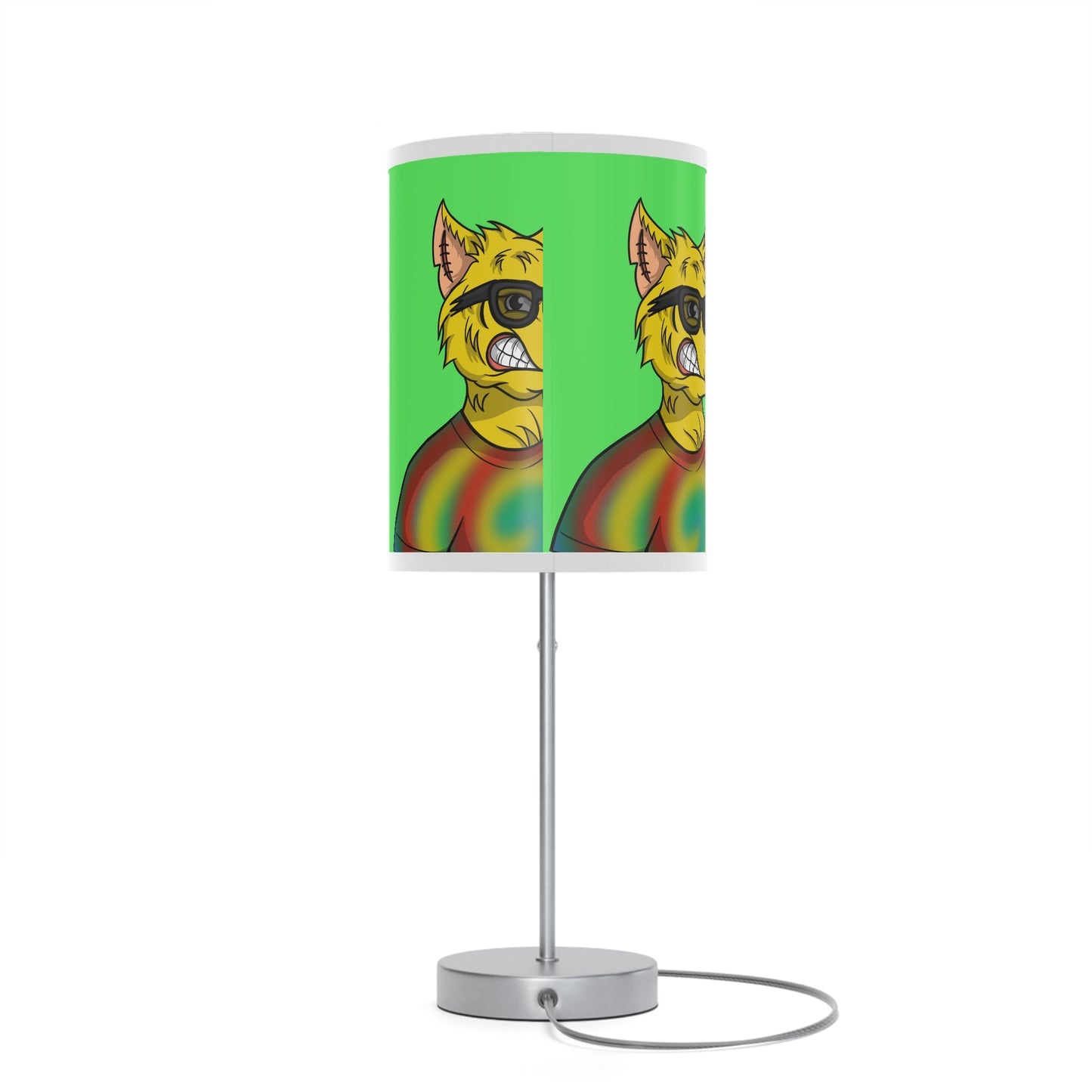 Wolf Hip Cool Stud Breathtaking Cyborg Lamp on a Stand, US|CA plug