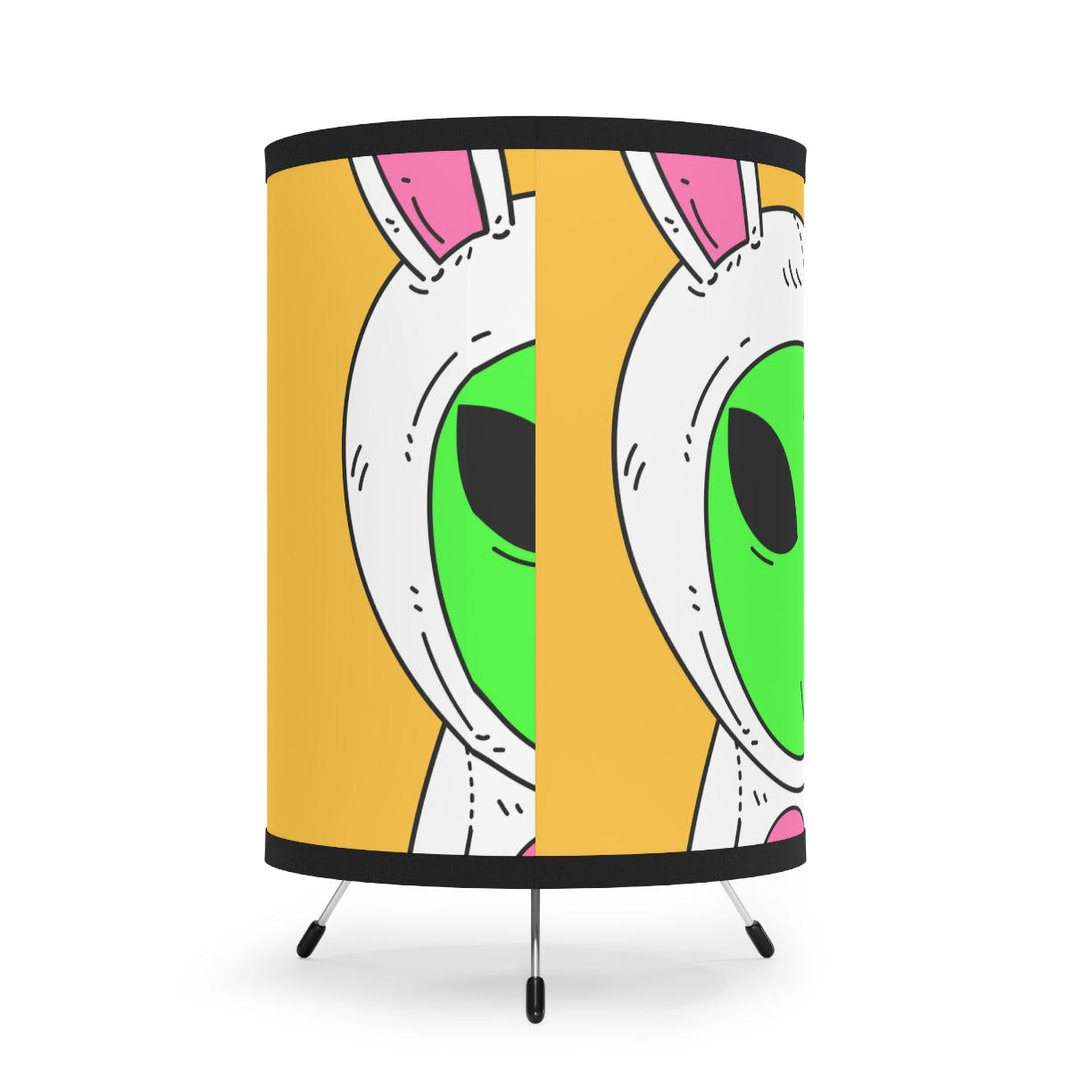 Happy Bunny Easter Costume Alien Tripod Lamp with High-Res Printed Shade, US\CA plug