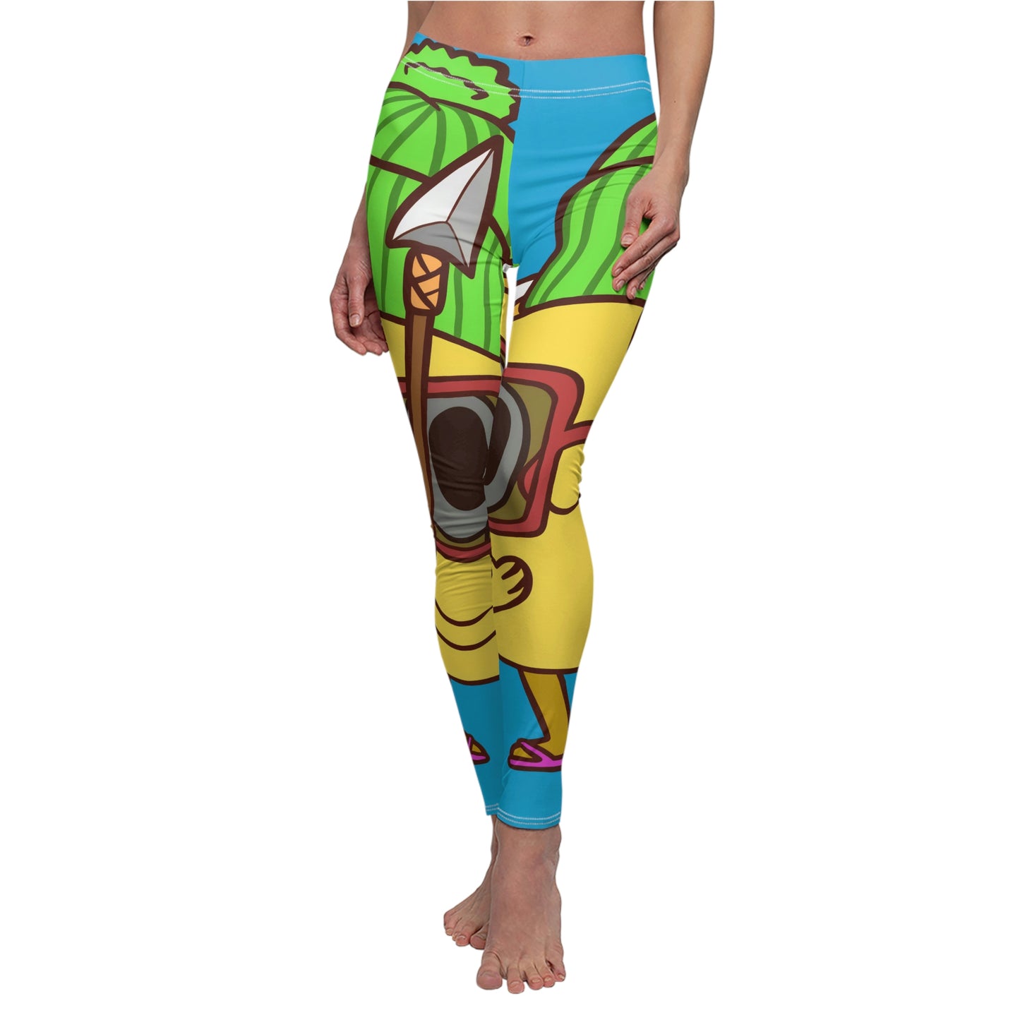 Tribal Taco Women's Cut & Sew Casual Leggings